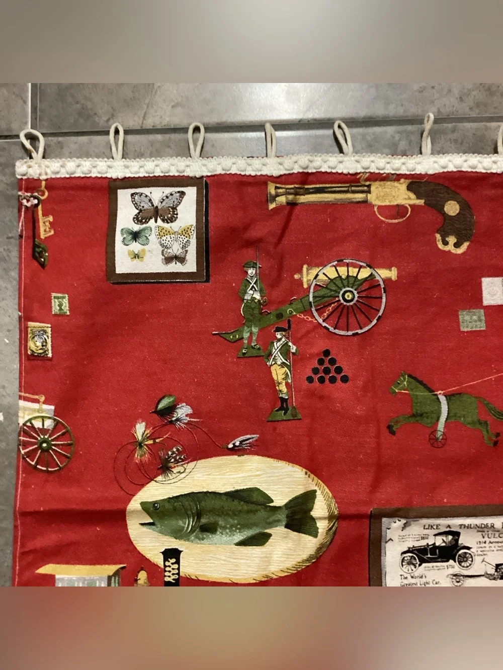 Vintage Retro Handmade Cafe Curtains